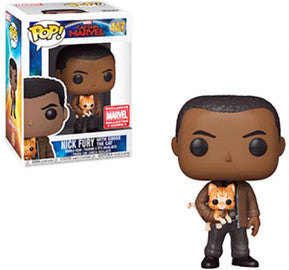 Nick Fury with Goose the Cat Captain Marvel Funko Pop