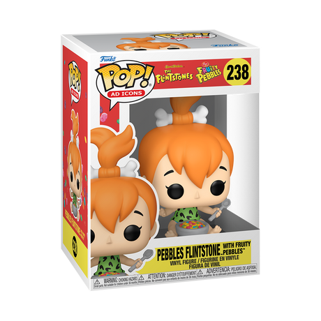 Pebbles Flintstone with Fruity Pebbles Funko Pop