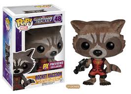 Rocket Raccoon (Flocked) Guardians of the Galaxy Funko Pop