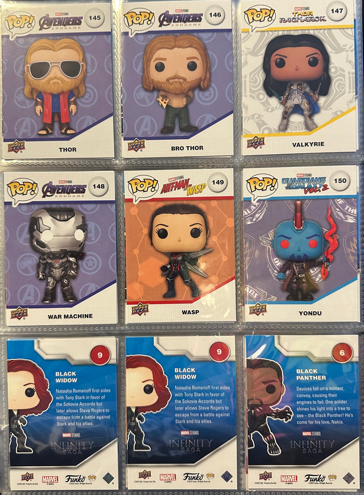 The Infinity Saga Trading Cards (#145-150)