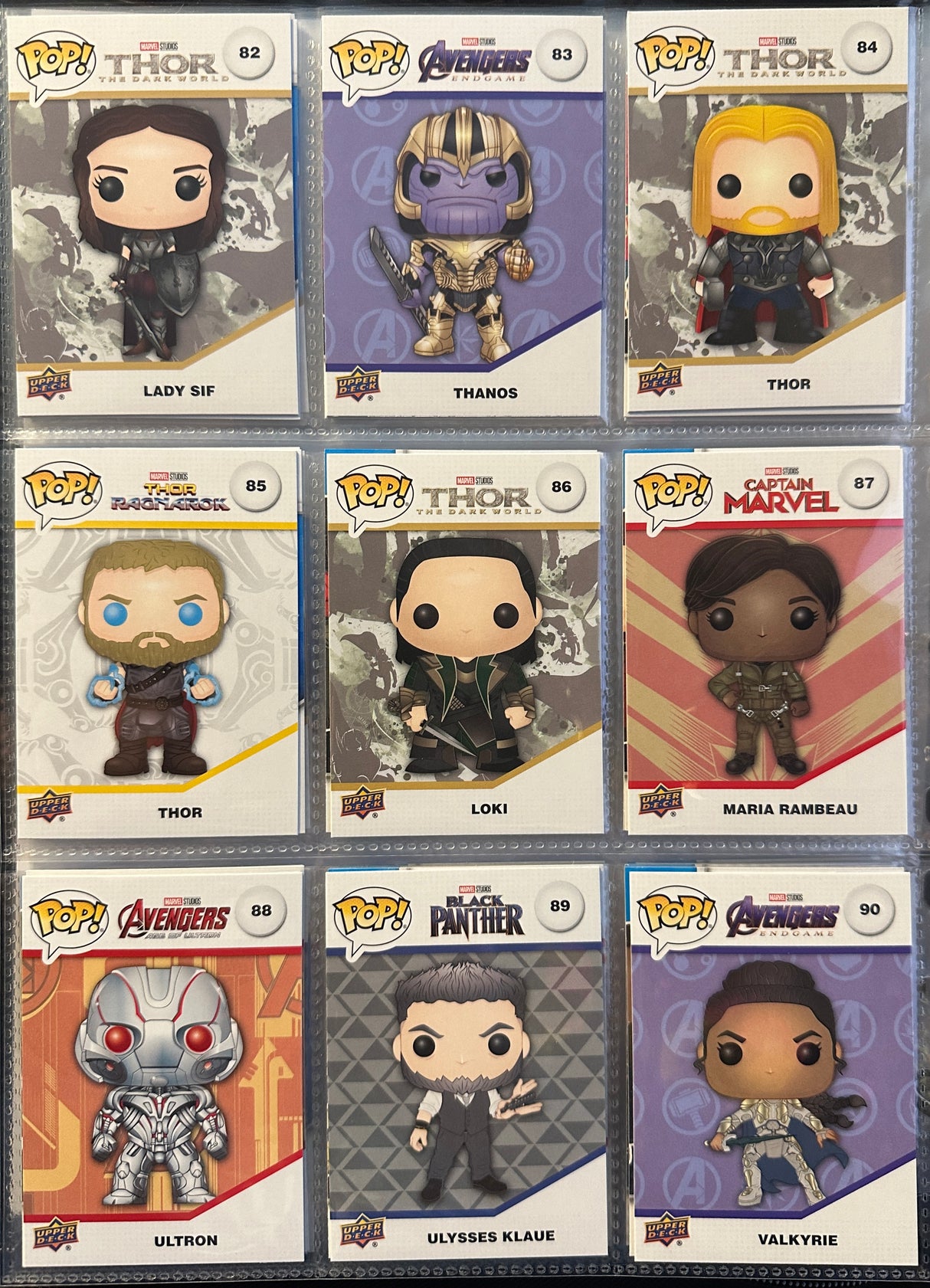 The Infinity Saga Trading Cards (#82-90)