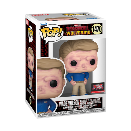 Wade Wilson Assistant to the Assistant Regional Manager, Drivemax Deadpool & Wolverine Funko Pop