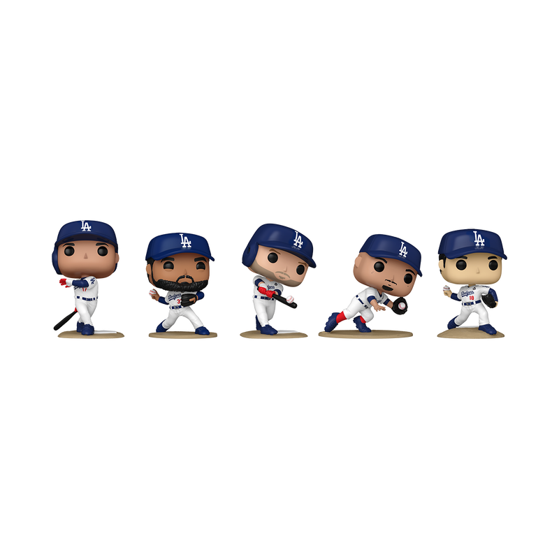 Funko POP! Los Angeles Dodgers 2024 MLB World Series Champions (5-Pack) - Limited Edition Funko Shop Exclusive