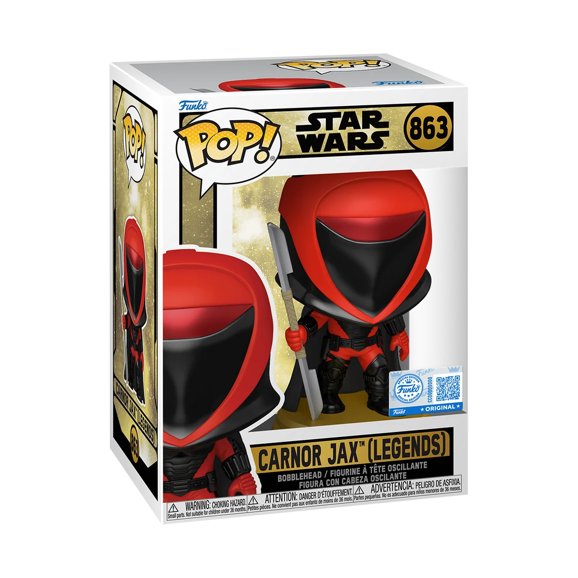 Funko POP! Carnor Jax (Legends) - Limited Edition Specialty Series Exclusive