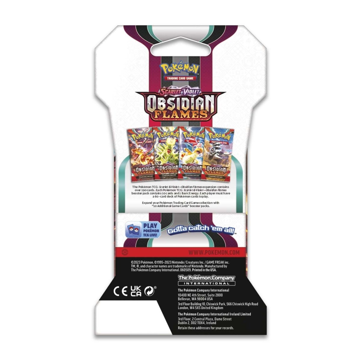 Scarlet & Violet Obsidian Flames Booster Pack