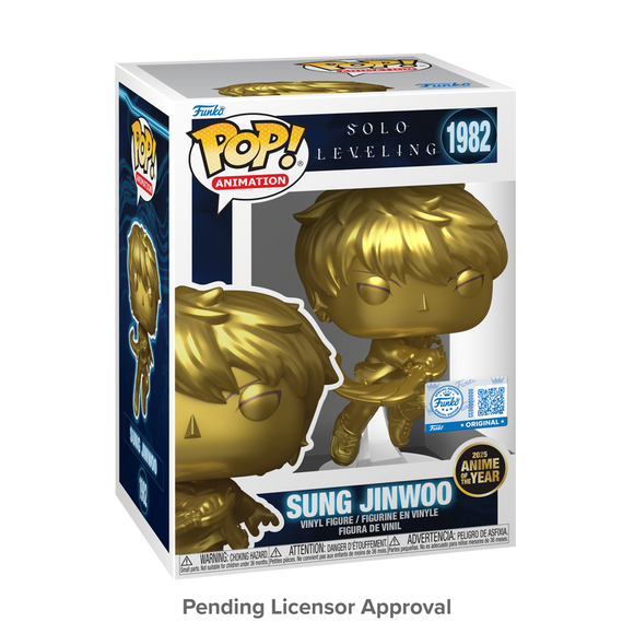 Sung Jinwoo (Gold) - Limited Edition Funko Shop Exclusive (2025 Anime of the Year) (Pre-Order)