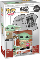 Funko POP! Grogu with Cookie (Flocked) (with Shirt M)