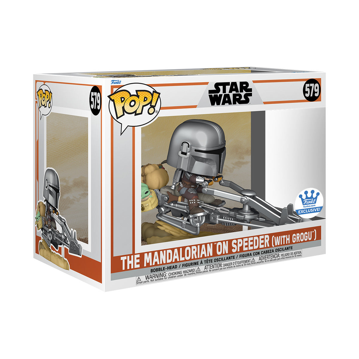 The Mandalorian On Speeder (With Grogu) - Limited Edition Funko Shop Exclusive