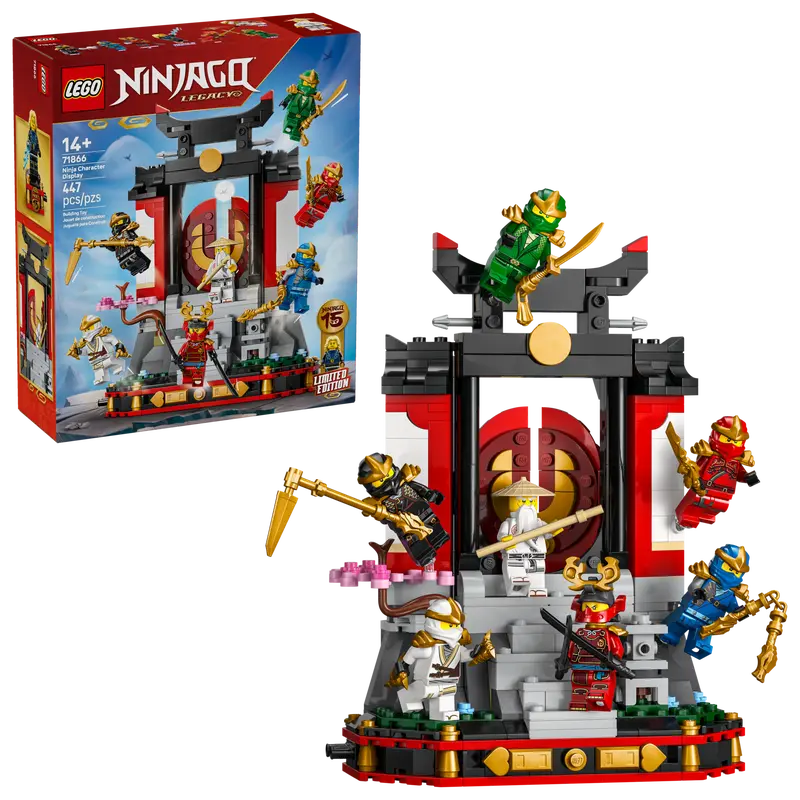 LEGO Ninja Character Display 15th Anniversary
