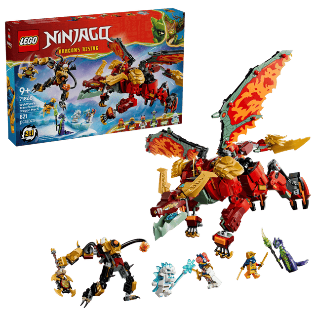 LEGO Wyldfyre's Transforming Dragon Mech