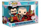 Funko POP! 6” Mickey Mouse & Walt on Fire Engine (Rides) - Limited Edition Disney Exclusive