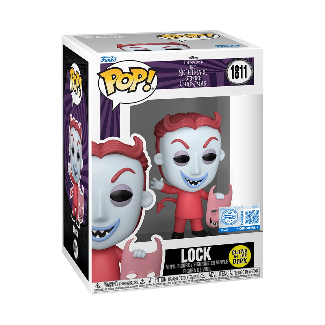 Funko POP! Lock (Glow) - Limited Edition Entertainment Earth Exclusive