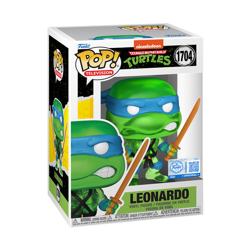 Funko POP! Leonardo (Translucent Green) - Limited Edition Funko Shop Exclusive