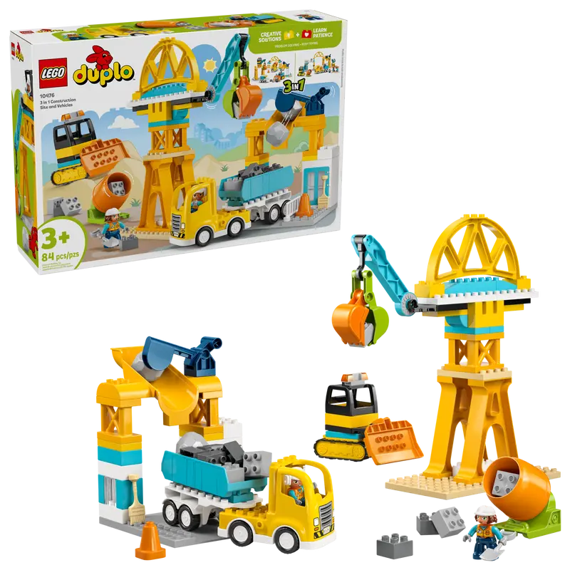 LEGO 3 in 1 Construction Site and Vehicles