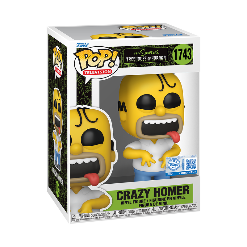 Funko POP! Crazy Homer - Limited Edition Specialty Series Exclusive