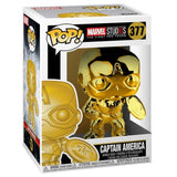 Funko POP! Captain America (Gold Chrome)