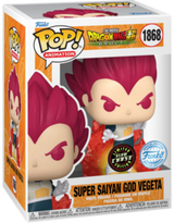 Funko POP! Super Saiyan God Vegeta (Glow) - Limited Edition Chase - Limited Edition Special Edition Exclusive