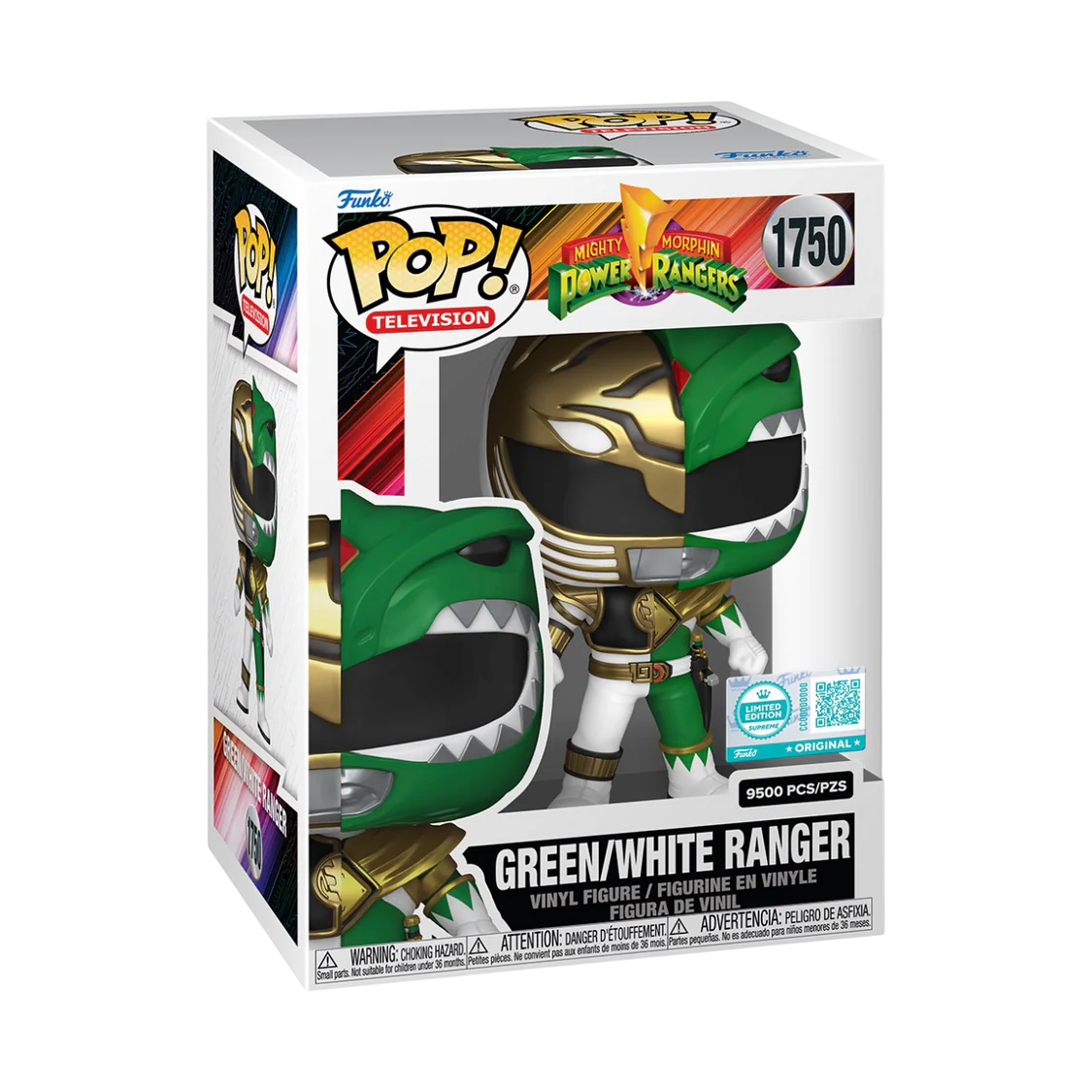 Funko POP! Green/White Ranger (L.E. 9500) - Limited Edition Supreme