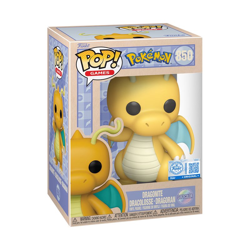 Funko POP! Dragonite (Soft Color) - Limited Edition Hot Topic Exclusive