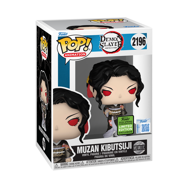 Funko POP! Muzan Kibutsuji (Metallic) - Limited Edition 2026 ECCC Exclusive