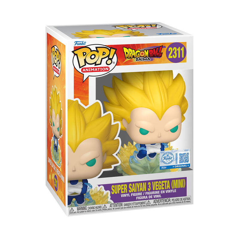 Funko POP! Super Saiyan 3 Vegeta (Mini) - Limited Edition Funko Shop Exclusive