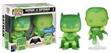 Funko POP! Batman vs Superman (Glow) (2-Pack) - Limited Edition Walmart Exclusive