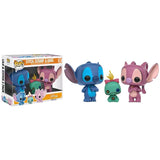 Funko POP! Stitch, Scrump, & Angel (3-Pack) - Limited Edition Hot Topic Exclusive