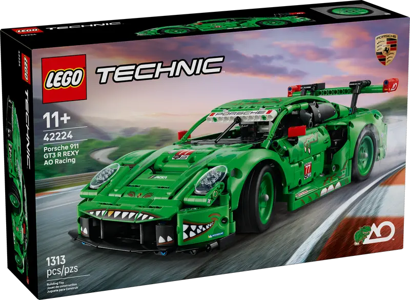 LEGO Porsche 911 GT3 R REXY AO Racing Car