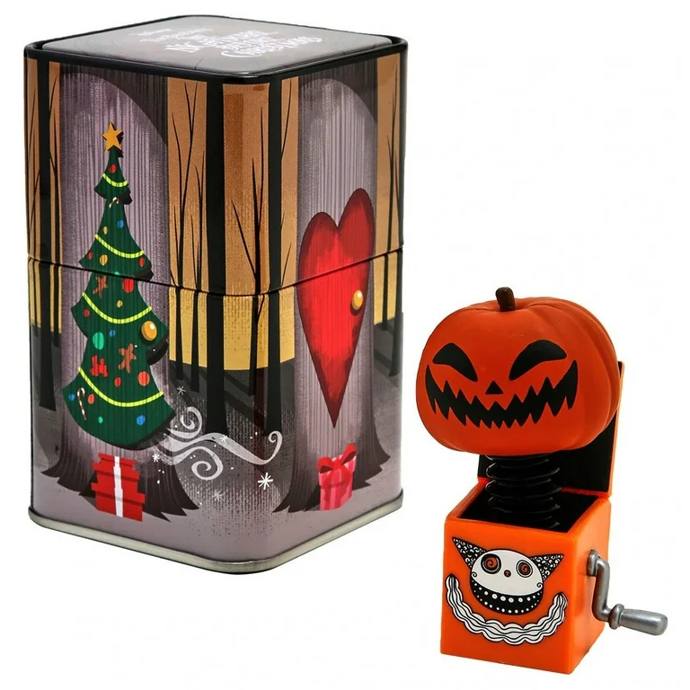 Funko The Nightmare Before Christmas Pumpkin Jack-in-the-Box Exclusive Mystery Mini Tin - Limited Edition Hot Topic Exclusive