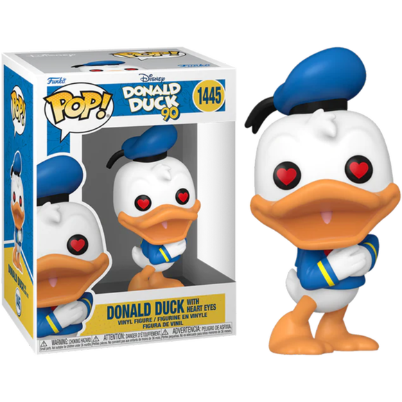 Donald Duck With Heart Eyes