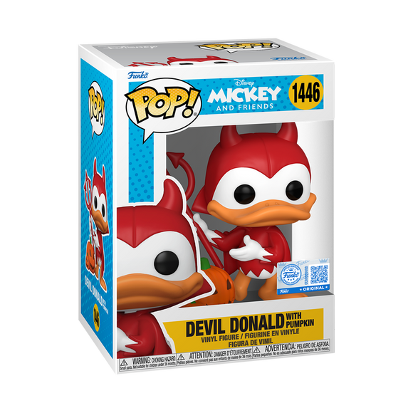 Funko POP! Devil Donald with Pumpkin - Limited Edition Specialty Series Exclusive