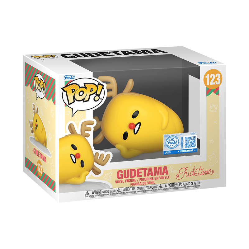 Funko POP! Gudetama (Reindeer Outfit) - Limited Edition Funko Shop Exclusive