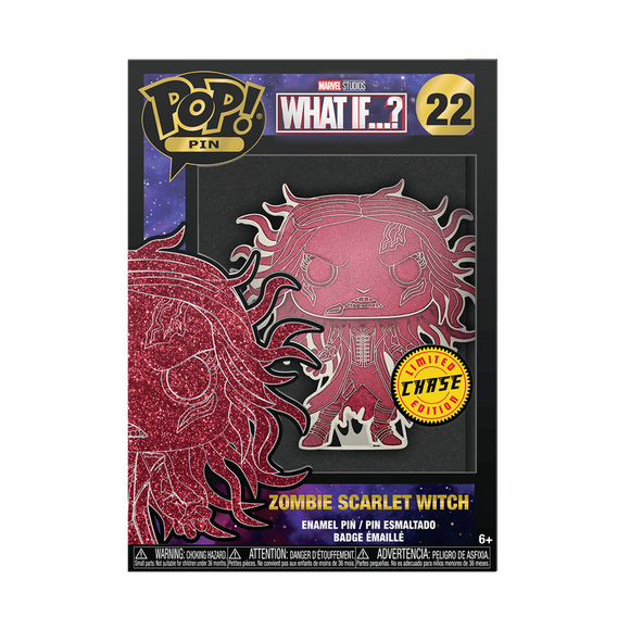 Zombie Scarlet Witch (Pin) (Glow) - Limited Edition Chase
