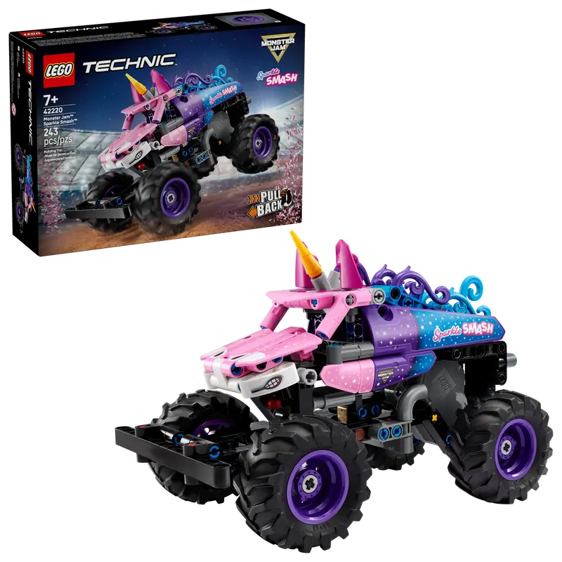 LEGO Monster Jam™ Sparkle Smash™ Pull-Back