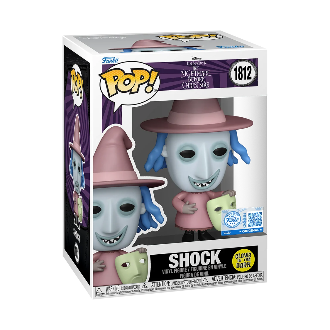 Funko POP! Shock (Glow) - Limited Edition Entertainment Earth Exclusive