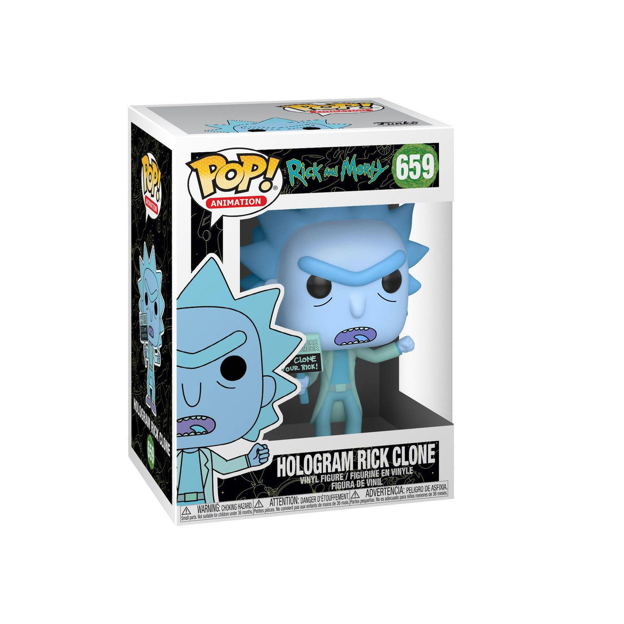 Hologram Rick Clone