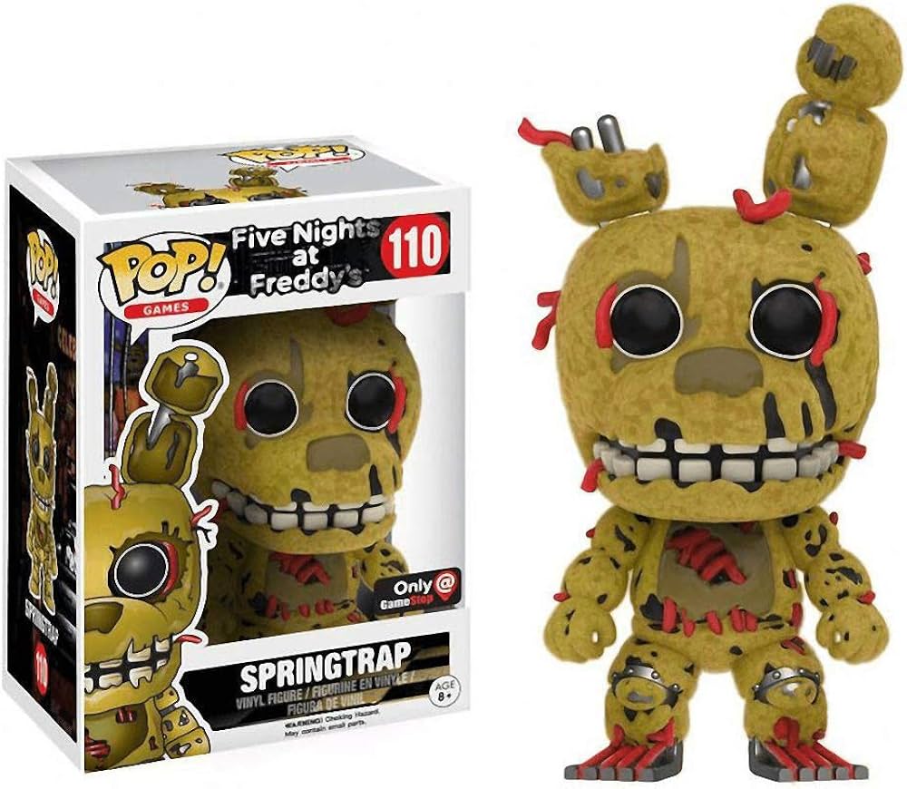 Funko POP! Springtrap (Flocked) - Limited Edition GameStop Exclusive