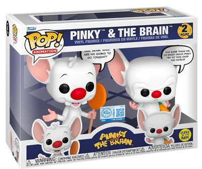 Funko POP! Pinky & The Brain (Glow) (2-Pack) - Limited Edition Funko Shop Exclusive