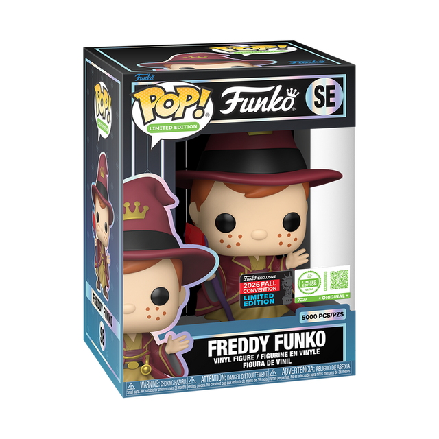 Funko POP! Freddy Funko (Wizard) (L.E. 5000) - Limited Edition Ultra - Limited Edition 2026 NYCC Fall Convention Exclusive (Pre-Order)