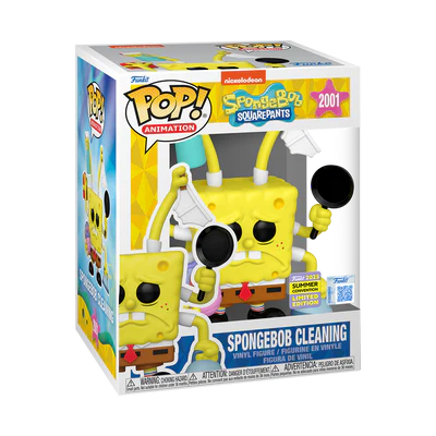 Funko POP! Premium SpongeBob Cleaning - Limited Edition 2025 SDCC Exclusive