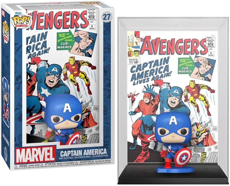 Funko POP! Captain America (Comic Covers)