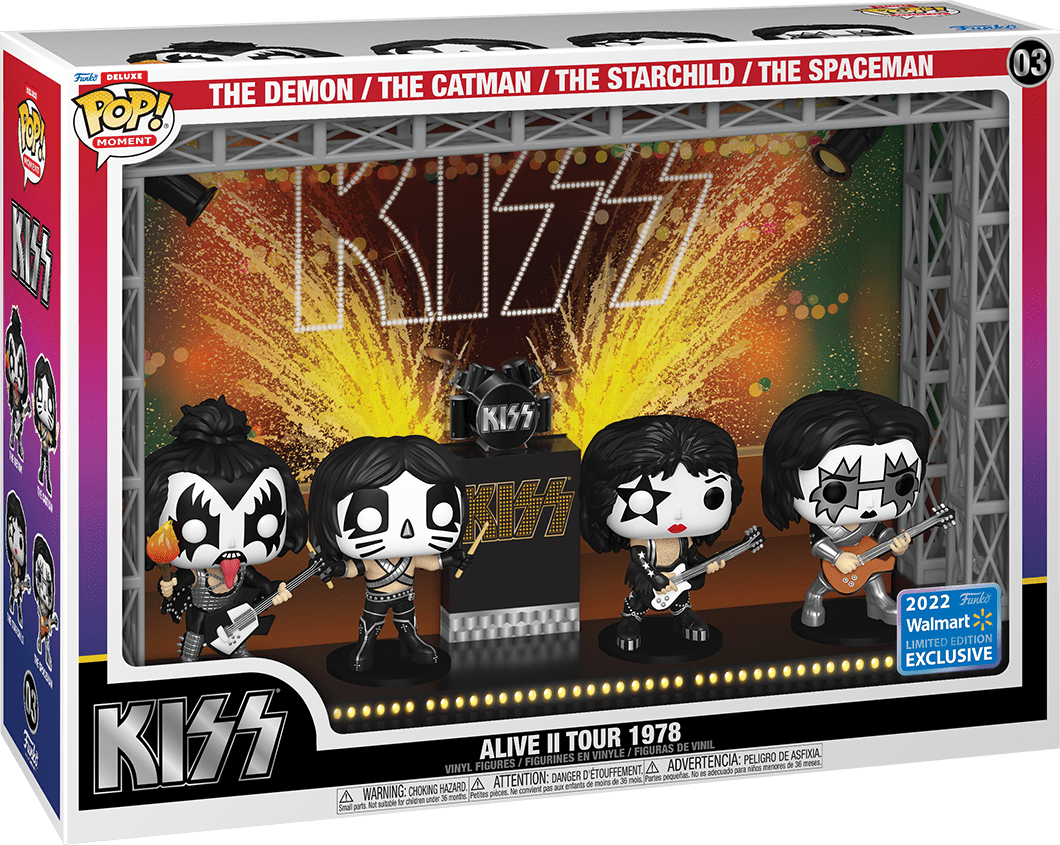 Funko POP! Kiss - Alive II Tour 1978 (Deluxe Moment) - Limited Edition Walmart Exclusive
