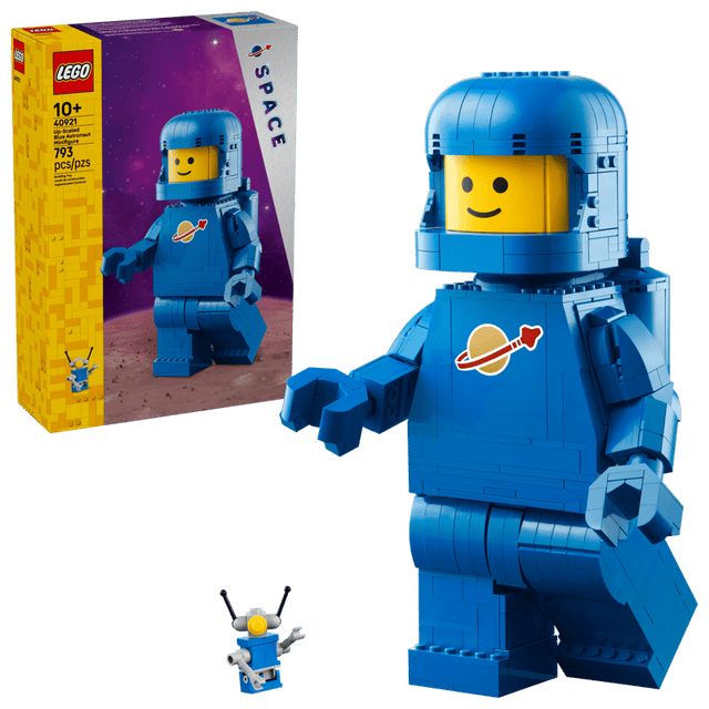LEGO Up-Scaled Blue Astronaut Minifigure