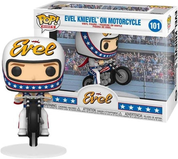 Evel Knievel On Motorcycle