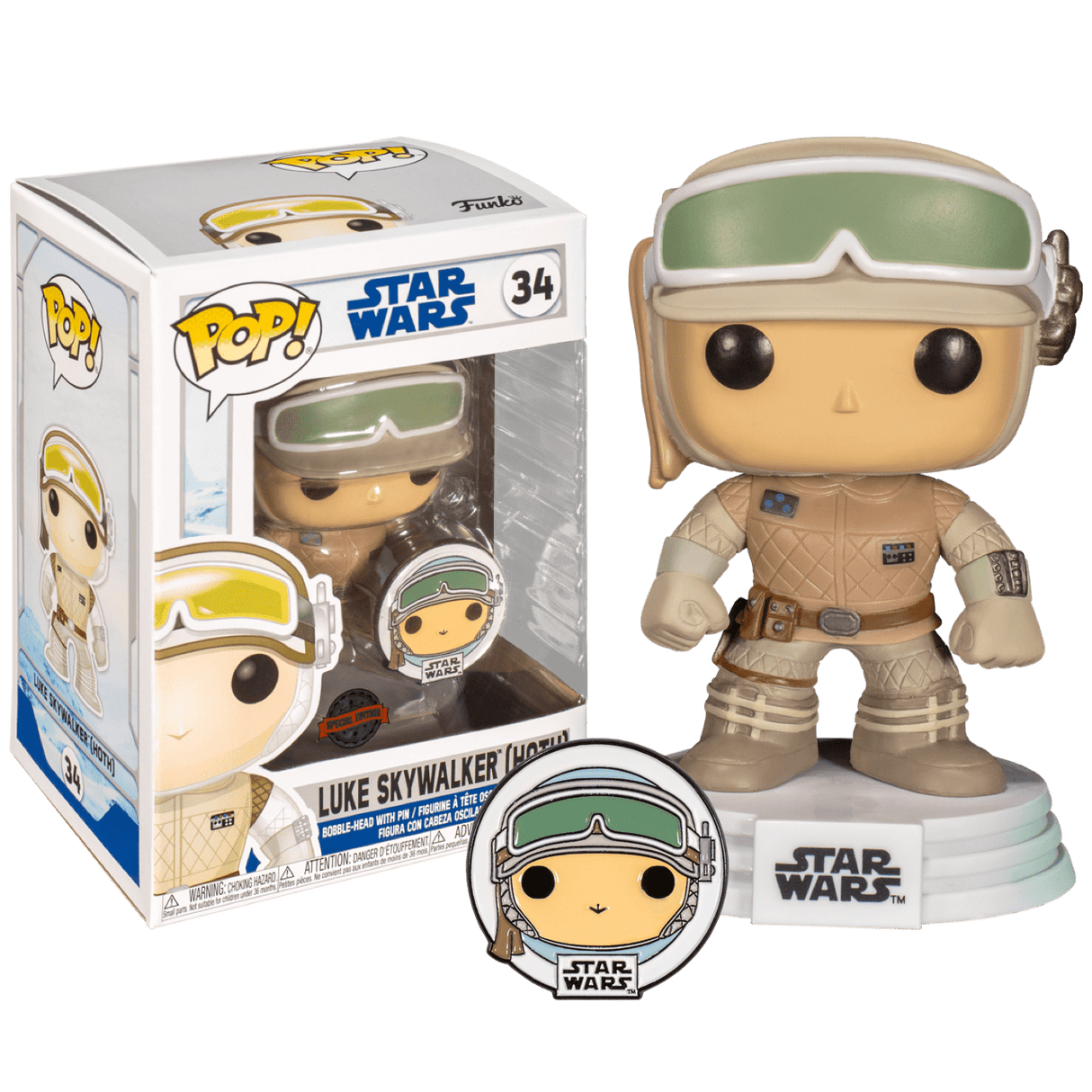 Funko POP! Luke Skywalker (Hoth) - Limited Edition Amazon Exclusive