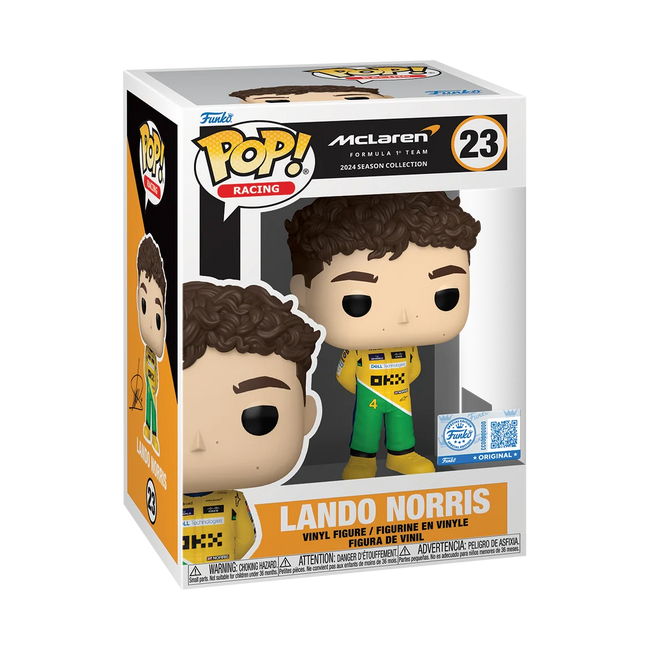 Funko POP! Lando Norris- Limited Edition Amazon Exclusive (Pre-Order ...
