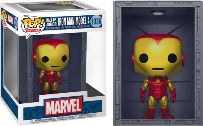 Funko POP! 6" Hall of Armor: Iron Man Model 4 - Limited Edition PX Previews Exclusive