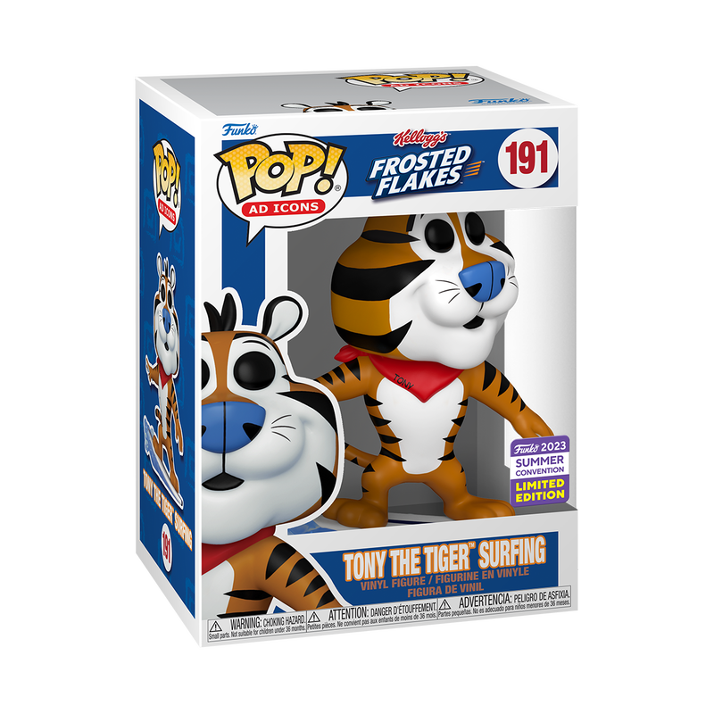 Funko POP! Tony the Tiger Surfing - Limited Edition 2023 SDCC Exclusive