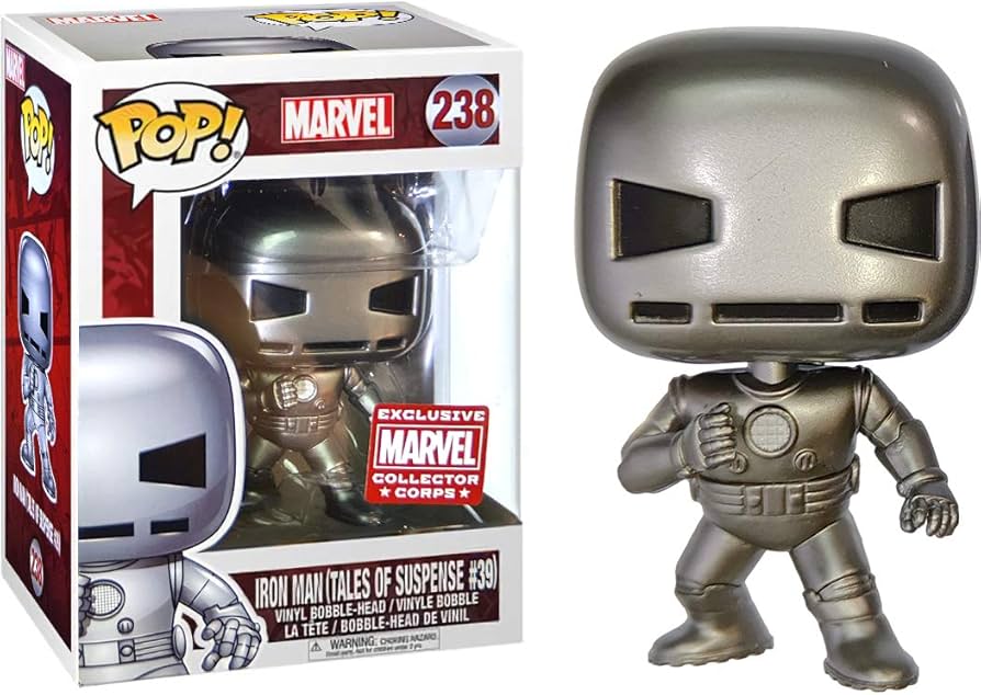 Funko POP! Iron Man (Tales of Suspense #39) - Limited Edition Marvel Collector Corps Exclusive