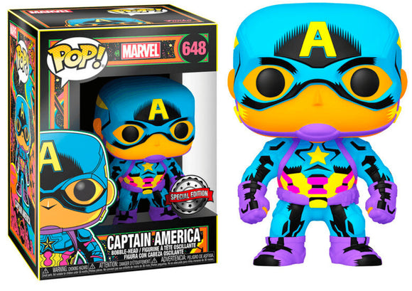 Captain America (Black Light) - Limited Edition Special Edition Exclusive